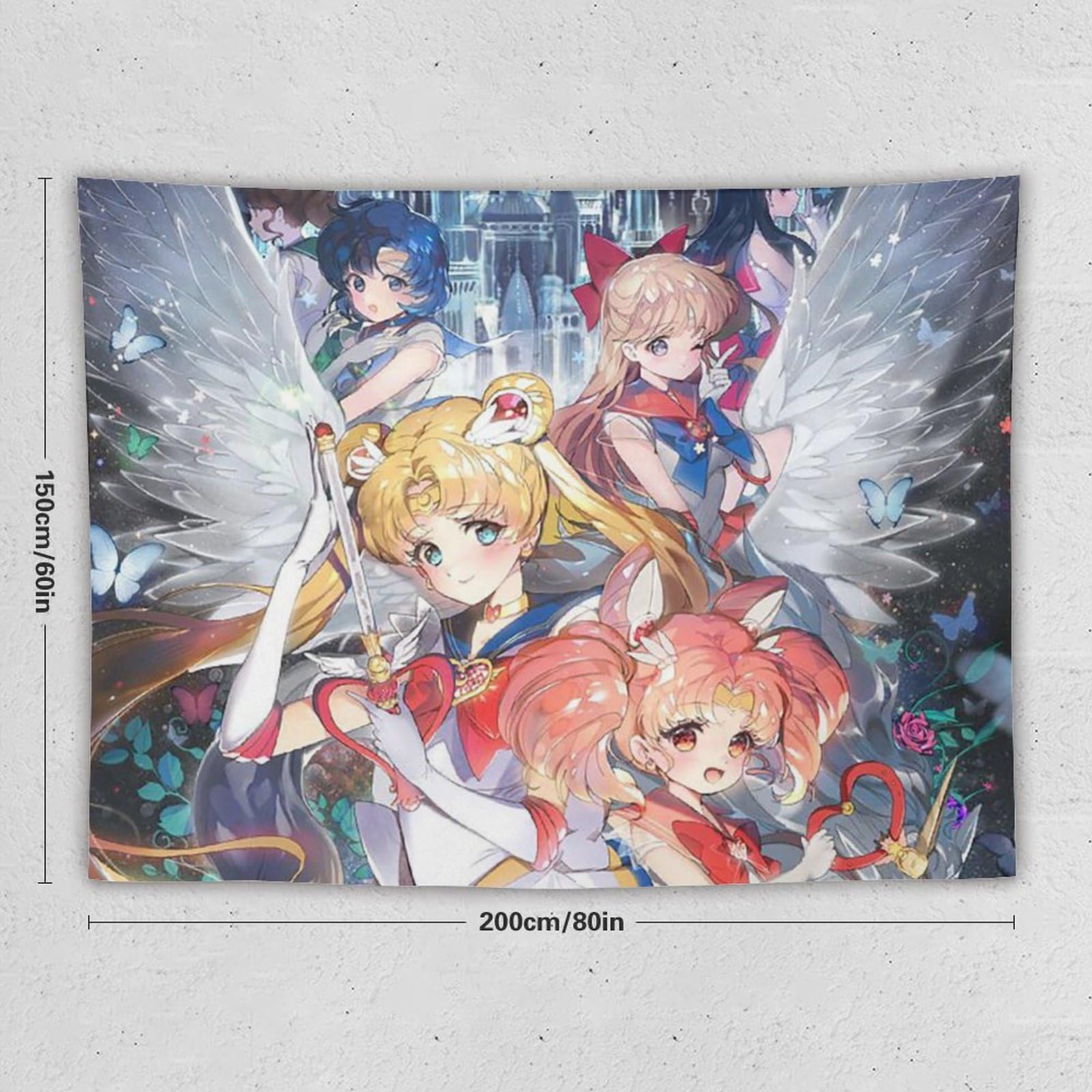 Amazon.co.jp: 美少女戦士セーラームーンタペストリー 壁掛け 壁飾り